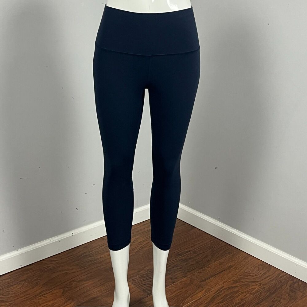 Lululemon Align Crop 21" Blue Nulu Legging Women's 6